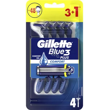 Holítko Jednorázový holicí strojek Gillette Blue 3, 4 ks