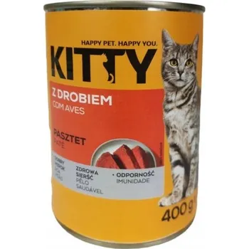 Krmivo pro kočku KRMIVO MOKRÁ PRO KOČKY S DRŮBEŽÍ PAŠTIKA 400g Kitty