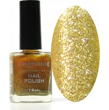 Lak na nehty Klasický lak na nehty EVERSHINE 16ml, dlouhotrvající zlatá barva