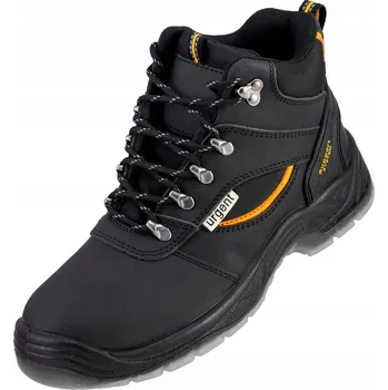 Pracovní obuv PÁNSKÉ PRACOVNÍ BOTY BEZ OCHRANNÉ ŠPIČKY VYSOKÉ KOŽENÉ ZA KOTNÍK VELIKOST 46