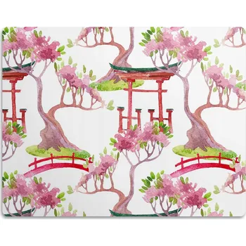 Podložka pod misku Ochranná podložka pod misky Japonské motivy 90x60 cm