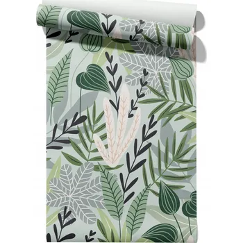 Tapeta Vliesová tapeta Zelené Listy, role 50 cm x 6,1 m