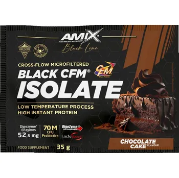 Sportovní výživa Amix Black Line Black CFM Isolate 35 g chocolate cake
