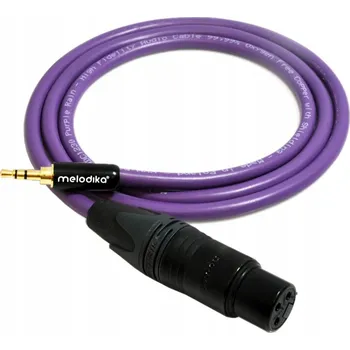 Audio kabel Kabel XLR - jack 3,5 mm Melodika MDMJX30 3 m