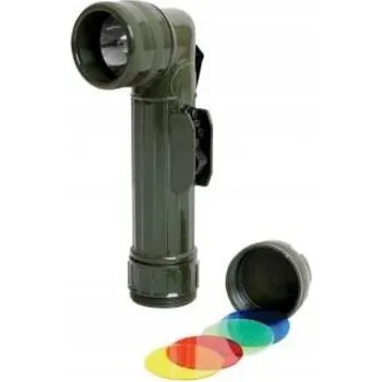 VOJENSKÁ taktická Úhlová Svítilna USA 4 Filtry