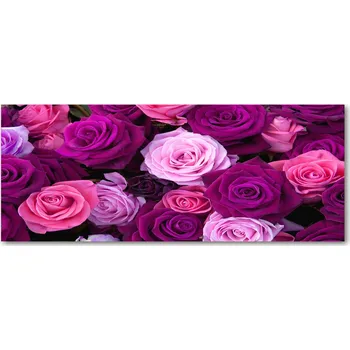 Obraz Skleněný panel z tvrzeného skla mezi skříňky Růže XXL