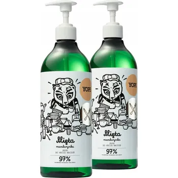 Yope Přírodní prostředek na mytí nádobí Máta 750ml x2