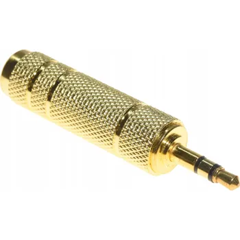 Audio kabel Audio adaptér JACK 3,5mm zástrčka - 6,3mm zásuvka