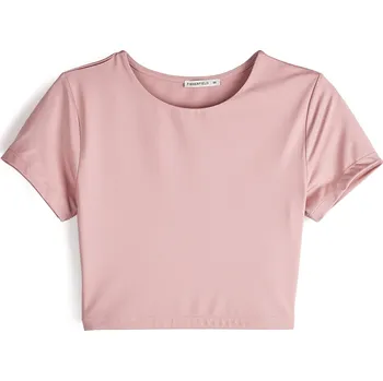 Dámské oblečení GATE Hladké zkrácené tričko 34 225-1034/632