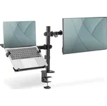 Držák monitoru 17-32" s ramenem pro laptop až 15,6" Digitus Upevnění na svěrku C i otvorem ve stole