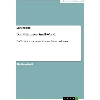 Das Phänomen Small-World. - Roedel, Lars
