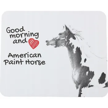 Podložka pod myš American Paint Horse - podložka pod myš s potiskem, personalizovaná