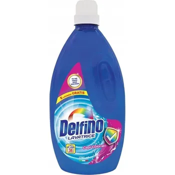 Prací gel Tekutý prací prostředek na barevné prádlo Delfino 1,75 l