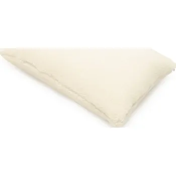 Polštář BabičkaOvečková.cz Polštář bez lemování z ovčí vlny merino přírodní, Velikost 45 x 75 cm