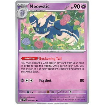 Sběratelská karetní hra Pokémon TCG Meowstic 085/191