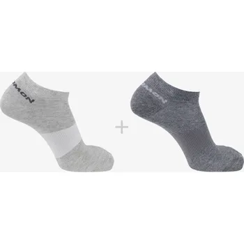 Pánské ponožky Kotníkové Ponožky Salomon 36-38 šedé