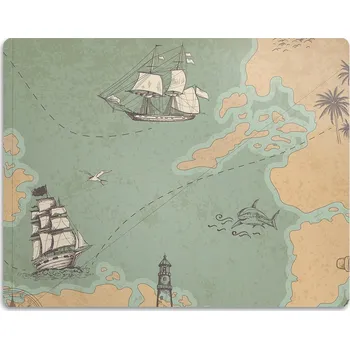 Obraz Voděodolná podložka pod misku Mapa pokladů 60x40 cm
