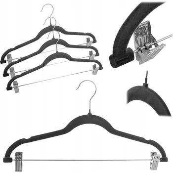 Věšák Nerezová ocel Šatní ramínko Kadax , odstíny šedé