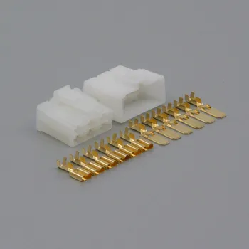 Elektrická zásuvka Sada konektoru Faston 6.3 mm, Lance, 6 pólů