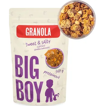 Fitness strava Big Boy Proteinová Granola 360 g sweet salty eko varianta
