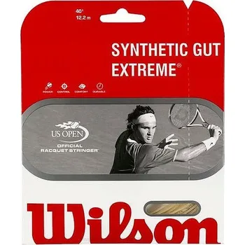 Struna na výplet tenisové rakety Tenisový výplet Wilson Synthetic Gut Extreme 1,35 mm / 12,2 m čirý