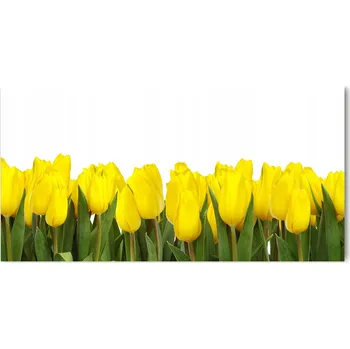 Obraz Kuchyňský panel Žluté tulipány 140x70 cm + LEPIDLO