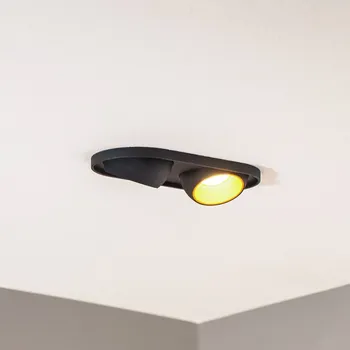 Lampička BEGA LED vestavné bodové svítidlo Studio Line, černá/mosaz, 2 světla. černá, mosazná LED 10,5 W celkem - Doprava zdarma