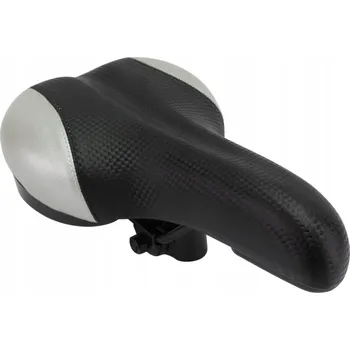 Sedlo na kolo POHODLNÉ PRUŽINOVÉ SEDLO NA KOLO MTB ČERNO-STŘÍBRNÉ A 37608