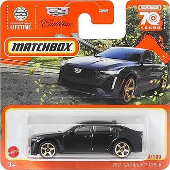 autíčko Cadillac CT5-V 2021 černý 1:64 - MATCHBOX Cadillac CT 5 V 2021 - model auta