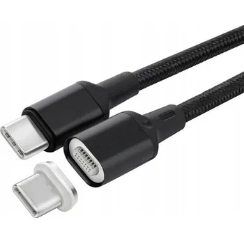 Datový kabel Microconnect USB3.1CC1-MAGNET USB kabel 1 m USB 3.2 Gen 1 (3.1 Gen 1) USB-C Černý