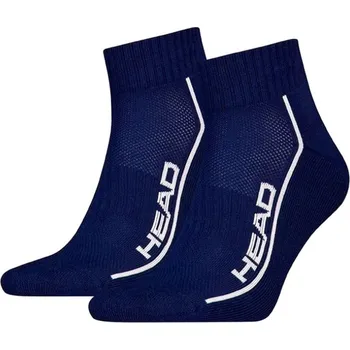 Pánské ponožky HEAD ALL SPORTS PERFORMANCE QUARTER 2 BALENÍ TMAVĚ MODRÝCH PONOŽKY 39-42