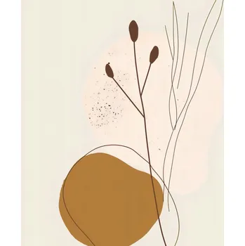 Plakát Plakát Dotek přírody bez rámu 100 x 100 cm