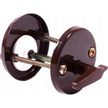 Dveřní kování Dveřní Závora WC Toaleta Zámek Uzávěr Hnědá