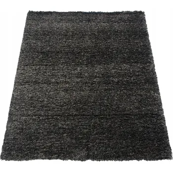 Koberec KOBEREC SHAGGY ČERNÝ DO OBÝVÁKU LOŽNICE MĚKKÝ PLYŠOVÝ KOBERCE 160X230