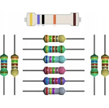 Rezistor Uhlíkový rezistor 470 kΩ (470 000 Ohm) SE 0,25 W
