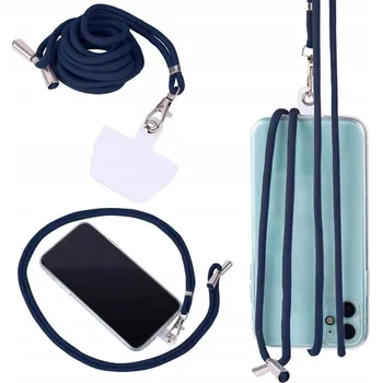 Pouzdro na mobilní telefon Šňůrka na telefon nylonová modrá