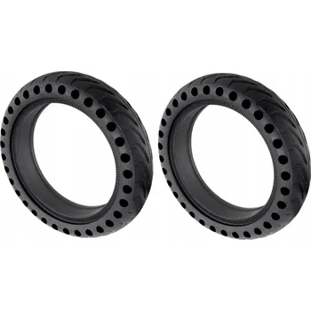 Příslušenství pro elektrokoloběžku 2x BEZDUŠOVÁ PNEUMATIKA NA KOLOBĚŽKU 8,5x2" PEVNÁ TICHÁ SILNÁ