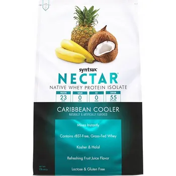 Protein Syntrax Nectar Caribbean Cooler WPI 907g - Syrovátkový proteinový izolát s příchutí Karibský koktejl