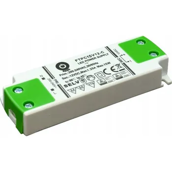 Napájecí zdroj pro osvětlení LED zdroj ultratenký kompaktní IP20 15W