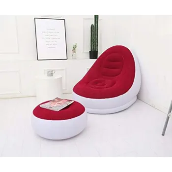 Pohovka Nafukovací pohovka, Nafukovací Nafukovací pohovka s podnožkou, Pohodlná