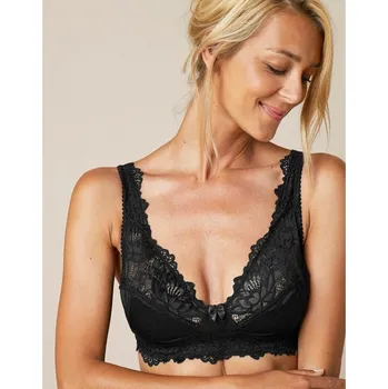 Podprsenka Sada 2 krajkových podprsenek Cerignola zn. Confidence Lingerie®, bez kostic černá+bílá 75C