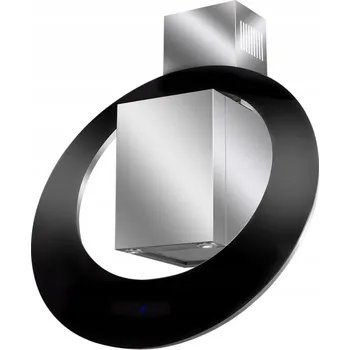 Digestoř VDB CIRCOLO 80 BLACK komínový odsavač par ČERNÝ nástěnný unikátní DESIGN ZÁRUKA