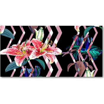 Obraz Kuchyňský panel Tropická lilie 100x50 cm + LEPIDLO