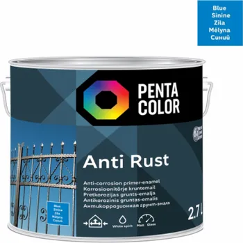barva na zeď MODRÉ ANTIKOROZNÍ BARVY-ZÁKLADNÍ ZÁKLAD "ANTIRUST" (2,7 l)