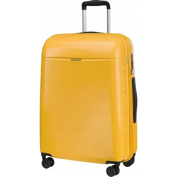 Cestovní kufr střední velikosti na kolečkách, tvrdý, PUCCINI, žlutý PC052B 6