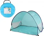 Stan plážový s UV filtrem 100x70x80cm samorozkládací polyester/kov obdelník v látkové tašce – Modrý