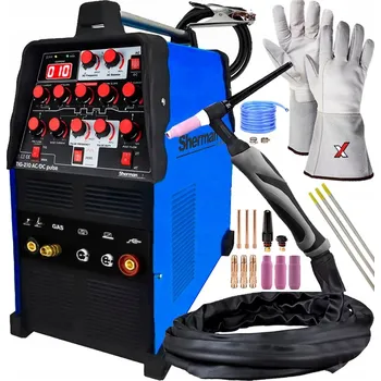 Svářečka Sherman TIG 210 AC/DC Puls SADA