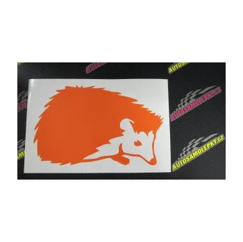 Samolepící dekorace Ježek 002 pravá (09 - bílá) SAMOLEPKA NA AUTO, NÁLEPKA, FÓLIE, POLEP, TUNING, VLASTNÍ TEXT, TISK, AUTOSAMOLEPKY.cz, POLEPY, OBRÁZEK, LOGO, 3D STICKERS