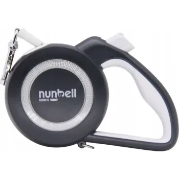 Vodítko pro psa VODÍTKO PRO PSA S REFLEXNÍM PRVKEM, PÁSKOVÉ, 3 METRY, ČERNO-ŠEDÉ