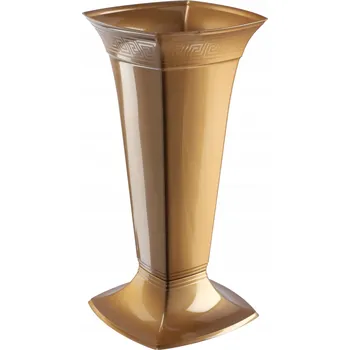 Váza KADAX VÁZA FLAKON NA HŘBITOV, NÁHROBNÍ PLASTOVÁ VÁZA NA KVĚTINY 39 Cm